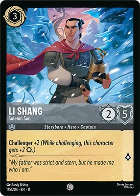 Li Shang - Solemn Son, Winterspell