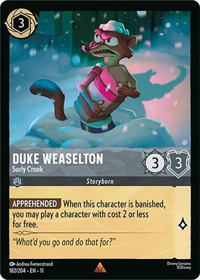 Duke Weaselton - Surly Crook, Winterspell