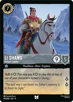 Li Shang - Valiant Leader, Winterspell