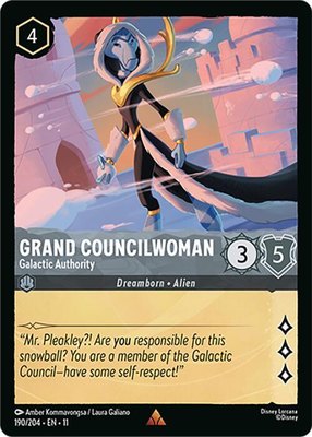Grand Councilwoman - Galactic Authority, Winterspell