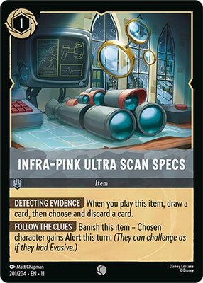 Infra-Pink Ultra Scan Specs, Winterspell