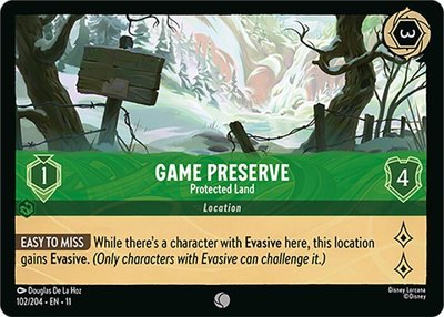 Game Preserve - Protected Land, Winterspell