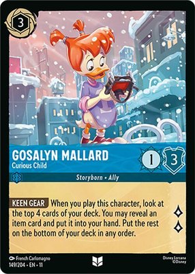 Gosalyn Mallard - Curious Child, Winterspell