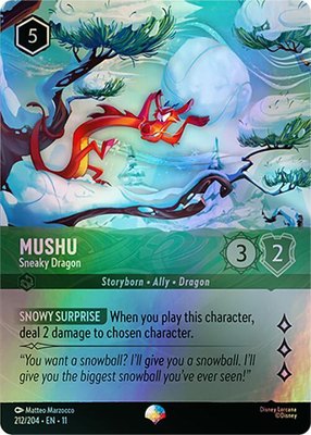 Mushu - Sneaky Dragon (Epic), Winterspell