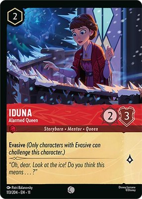 Iduna - Alarmed Queen (Foil), Winterspell