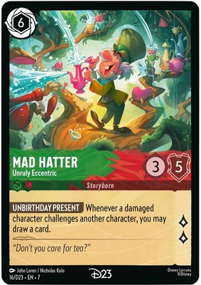 Mad Hatter - Unruly Eccentric, D23 Promos