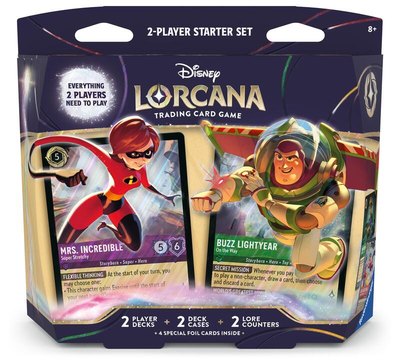 Disney Lorcana: Wilds Unknown 2-Player Starter Set Display