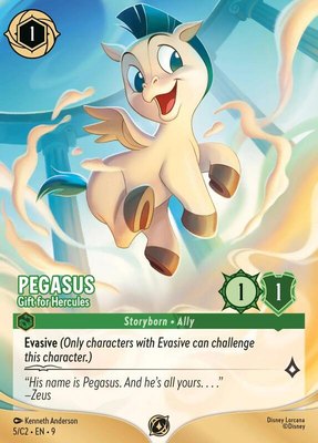 Pegasus - Gift for Hercules (5), Disney Lorcana Promo Cards