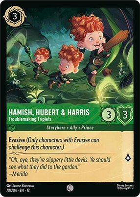 Hamish, Hubert & Harris - Troublemaking Triplets, Wilds Unknown