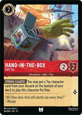 Hand-in-the-Box - Sid's Toy, Wilds Unknown