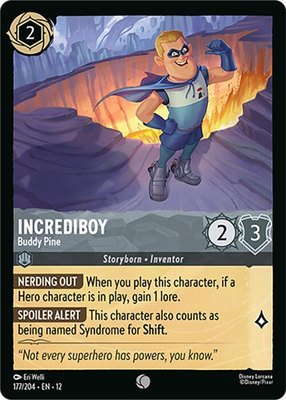 Incrediboy - Buddy Pine, Wilds Unknown