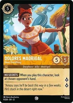 Dolores Madrigal - Hears Everything, Wilds Unknown