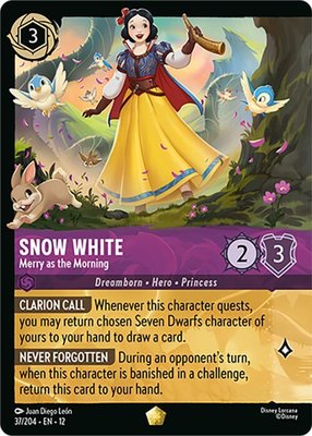 Snow White - Merry as the Morning (Foil), Wilds Unknown