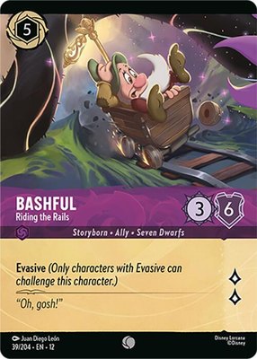 Bashful - Riding the Rails (Foil), Wilds Unknown