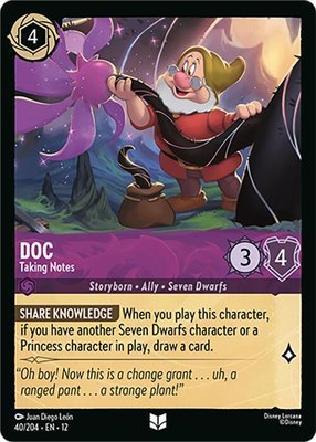 Doc - Taking Notes, Wilds Unknown