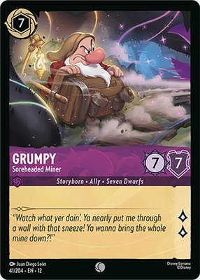 Grumpy - Soreheaded Miner, Wilds Unknown