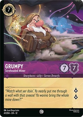 Grumpy - Soreheaded Miner (Foil), Wilds Unknown
