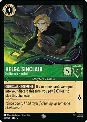Helga Sinclair - No Backup Needed, Wilds Unknown