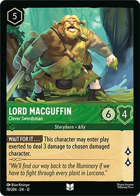 Lord MacGuffin - Clever Swordsman, Wilds Unknown