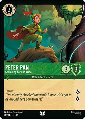 Peter Pan - Searching Far and Wide (Foil), Wilds Unknown