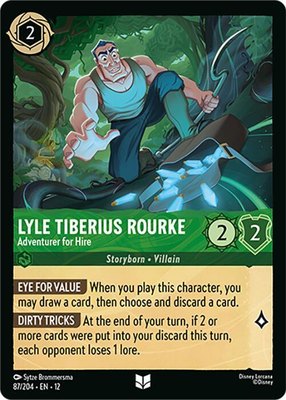 Lyle Tiberius Rourke - Adventurer for Hire, Wilds Unknown