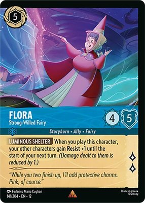 Flora - Strong-Willed Fairy (Foil), Wilds Unknown