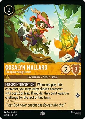 Gosalyn Mallard - The Quiverwing Quack, Wilds Unknown