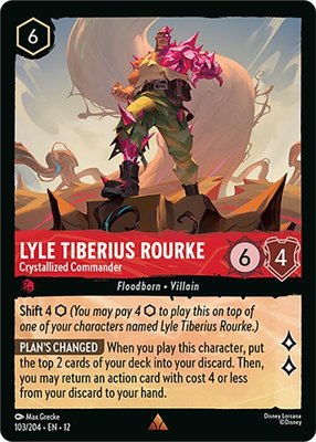 Lyle Tiberius Rourke - Crystallized Commander, Wilds Unknown