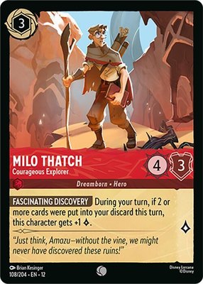 Milo Thatch - Courageous Explorer, Wilds Unknown