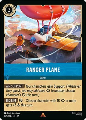 Ranger Plane, Wilds Unknown