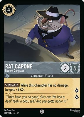 Rat Capone - Rodent Gangster, Wilds Unknown