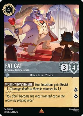 Fat Cat - Criminal Businessman, Wilds Unknown