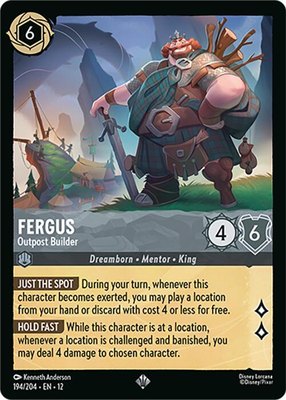 Fergus - Outpost Builder, Wilds Unknown