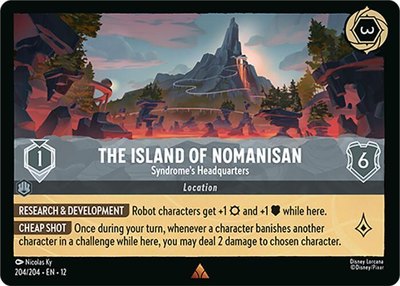 The Island of Nomanisan - Syndrome's Headquarters, Wilds Unknown