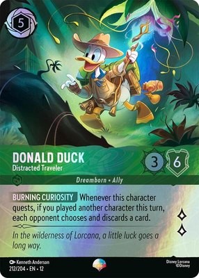 Donald Duck - Distracted Traveler (Epic), Wilds Unknown