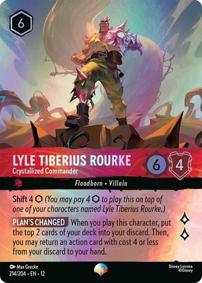 Lyle Tiberius Rourke - Crystallized Commander (Epic), Wilds Unknown