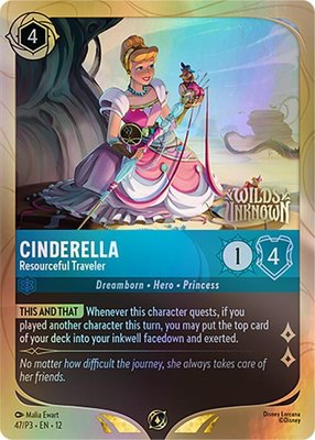 Cinderella - Resourceful Traveler, Disney Lorcana Promo Cards