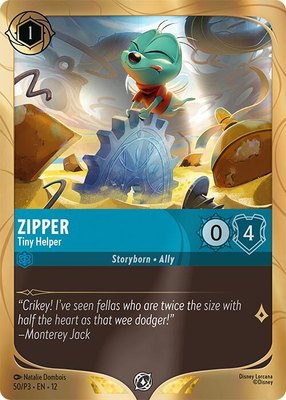 Zipper - Tiny Helper, Disney Lorcana Promo Cards
