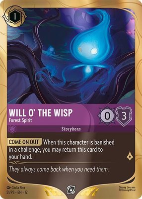 Will o' the Wisp - Forest Spirit, Disney Lorcana Promo Cards