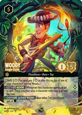 Woody - Jungle Guide (Store Championship), Disney Lorcana Promo Cards