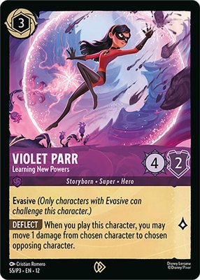 Violet Parr - Learning New Powers, Disney Lorcana Promo Cards