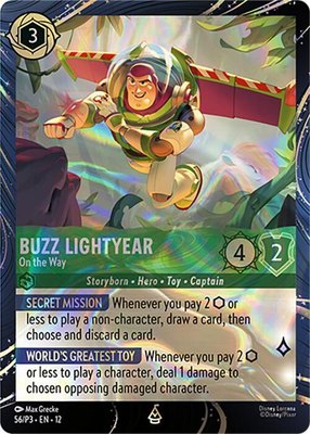 Buzz Lightyear - On the Way, Disney Lorcana Promo Cards