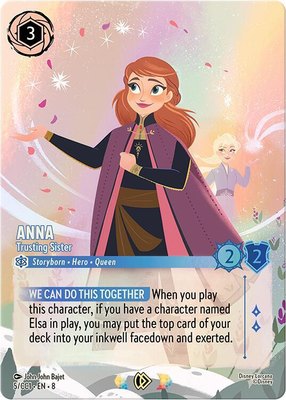 Anna - Trusting Sister, Disney Lorcana Promo Cards