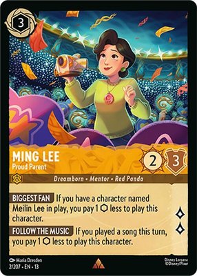 Ming Lee - Proud Parent, Attack of the Vine!