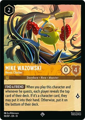 Mike Wazowski - Heroic Climber, Attack of the Vine!