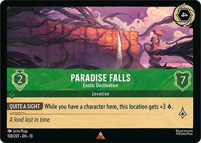 Paradise Falls - Exotic Destination, Attack of the Vine!