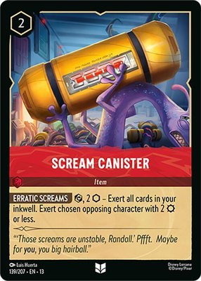 Scream Canister, Attack of the Vine!