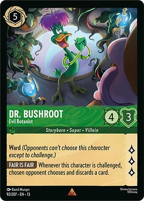 Dr. Bushroot - Evil Botanist, Attack of the Vine!