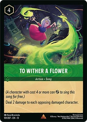 To Wither a Flower, Attack of the Vine!