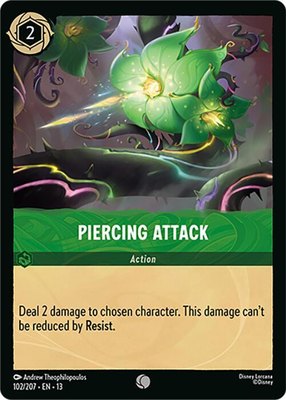 Piercing Attack, Attack of the Vine!